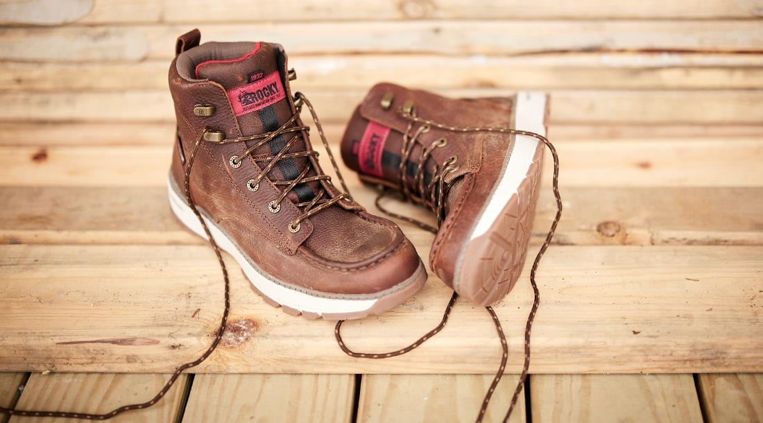 rebound wedge work boots